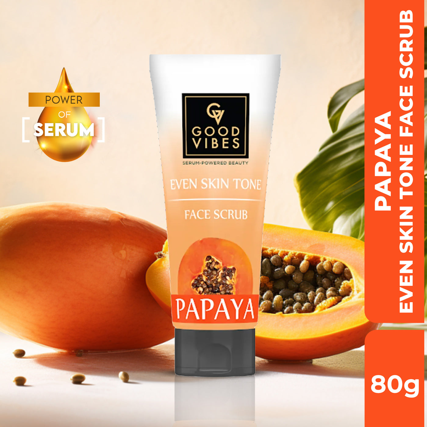 Even Skin Tone Papaya Face Scrub (80g)