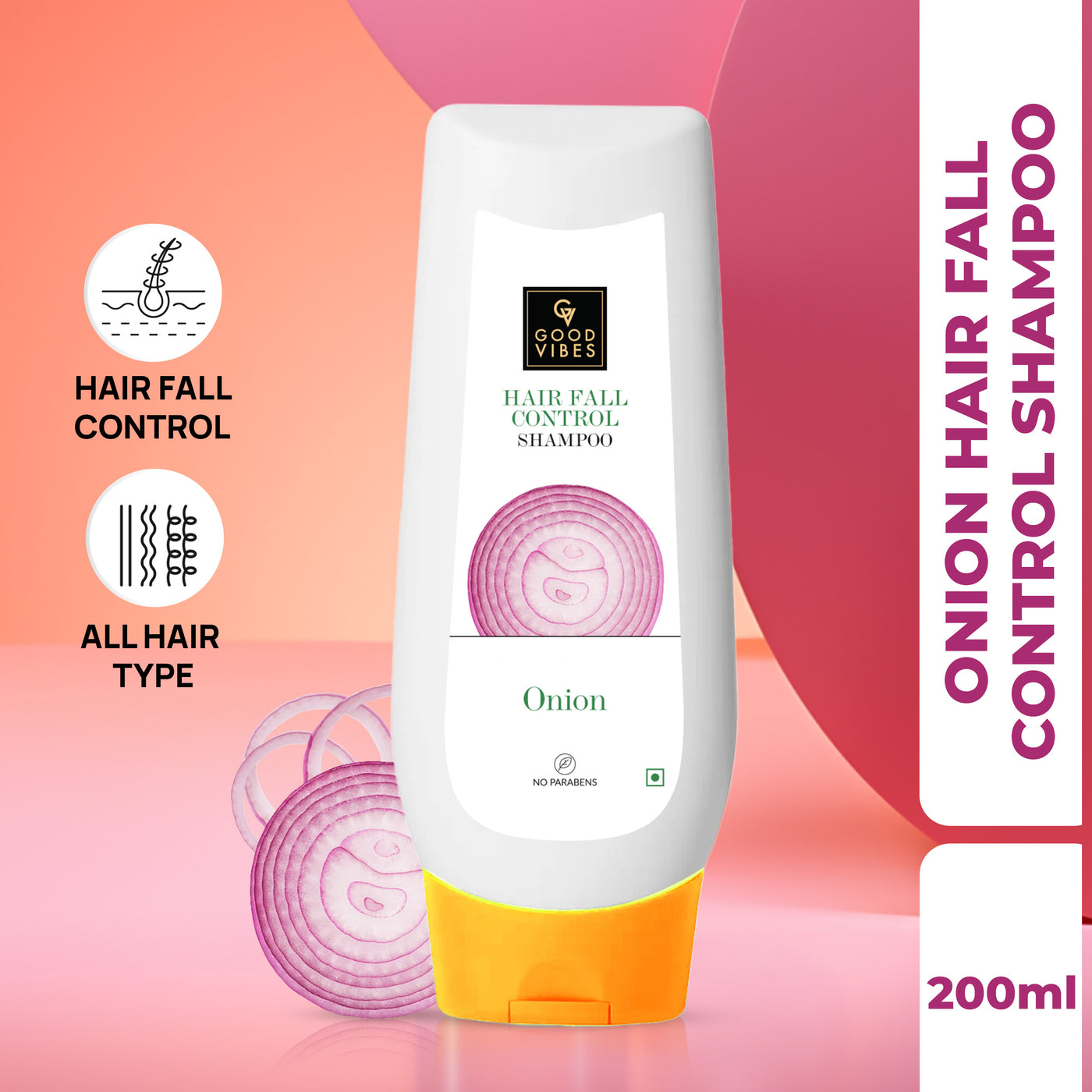 [DEAL] Onion Hairfall Control Shampoo With Keratin, Corn, Wheat Protein & Soy