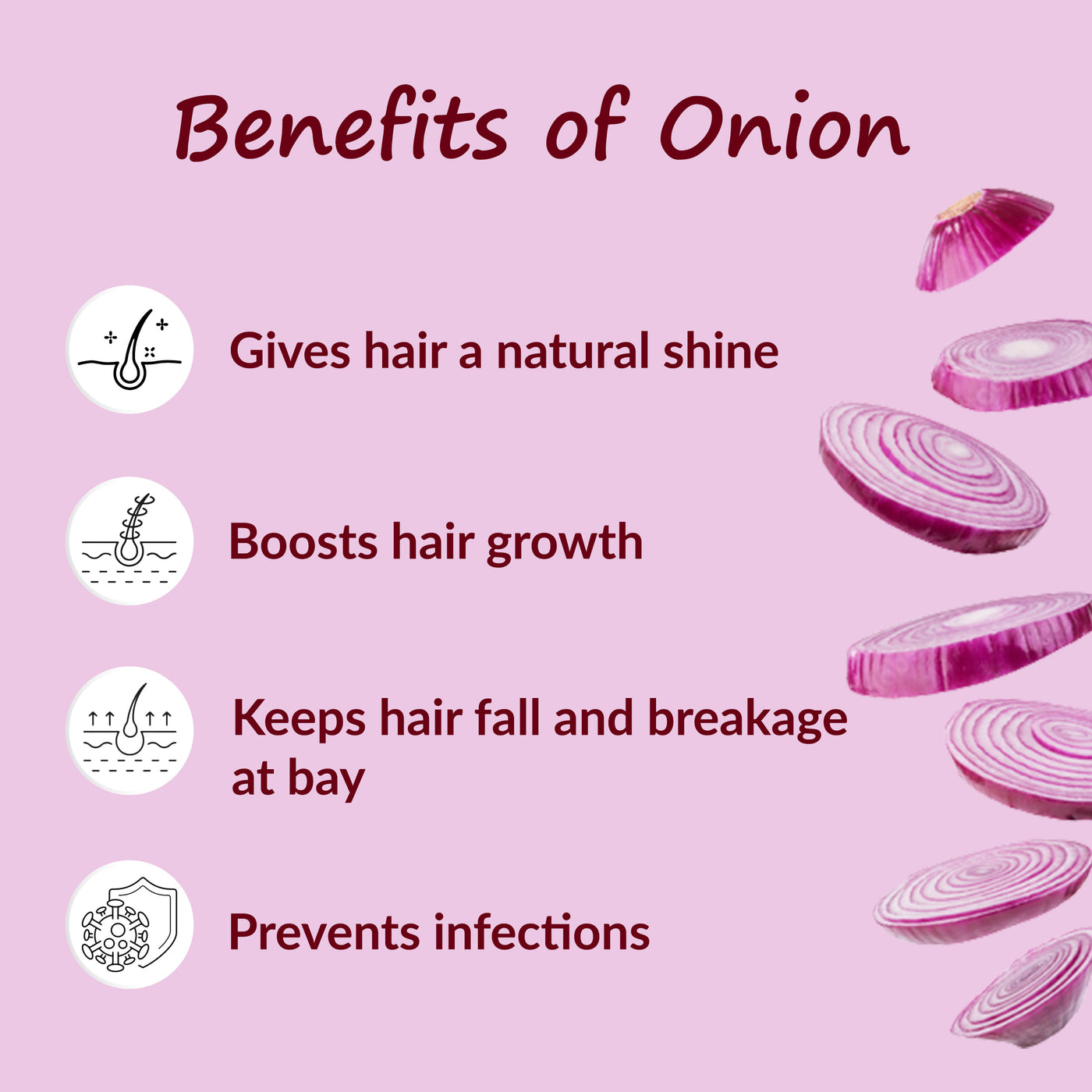 [DEAL] Onion Hairfall Control Shampoo With Keratin, Corn, Wheat Protein & Soy