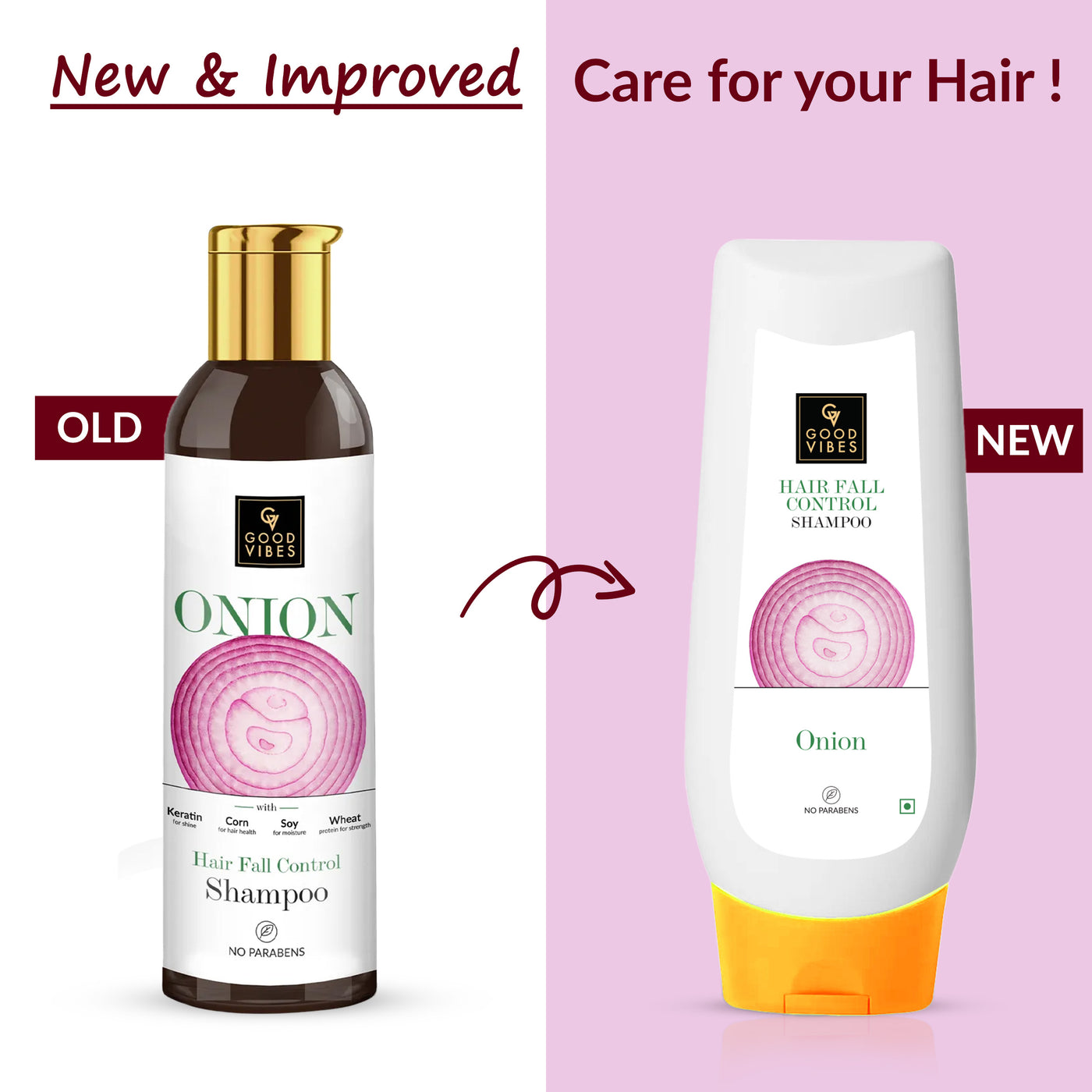 [DEAL] Onion Hairfall Control Shampoo With Keratin, Corn, Wheat Protein & Soy