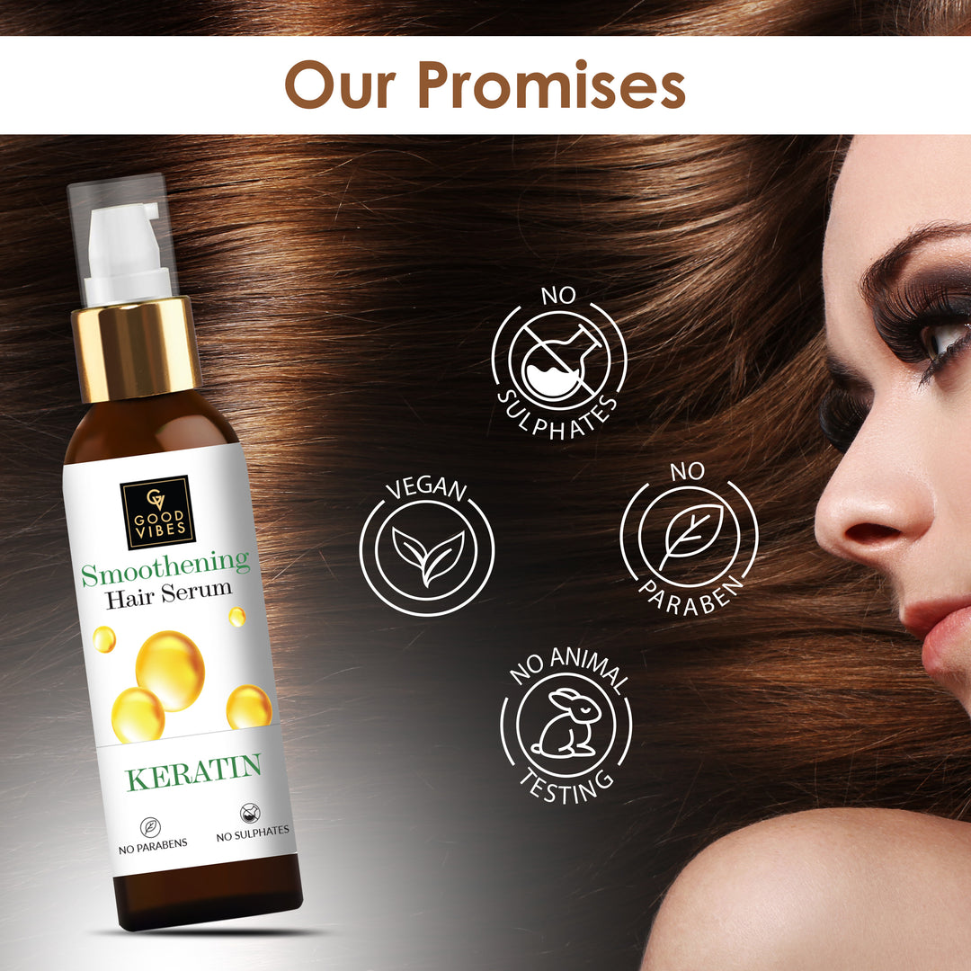 Smoothening Hair Serum Keratin Good Vibes